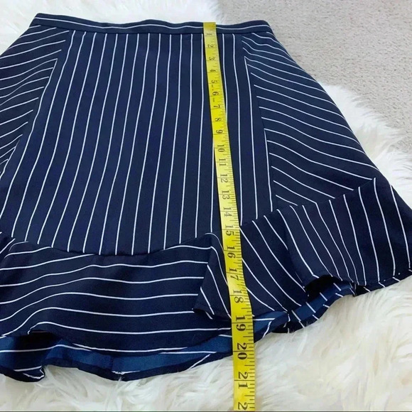 NWT J. Crew Pinstripe Swing Skirt - Picture 8 of 8